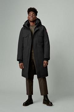 Chamarras Canada Goose Hombre Outlet - Westmount Abrigos Negros NP2180437